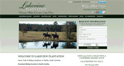 Desktop Screenshot of lakeviewplantation.com